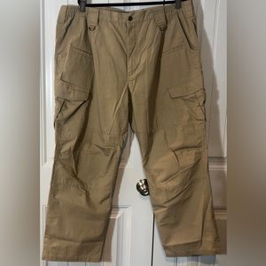 Tan tactical, rip stop cargo pants, size 44x30
